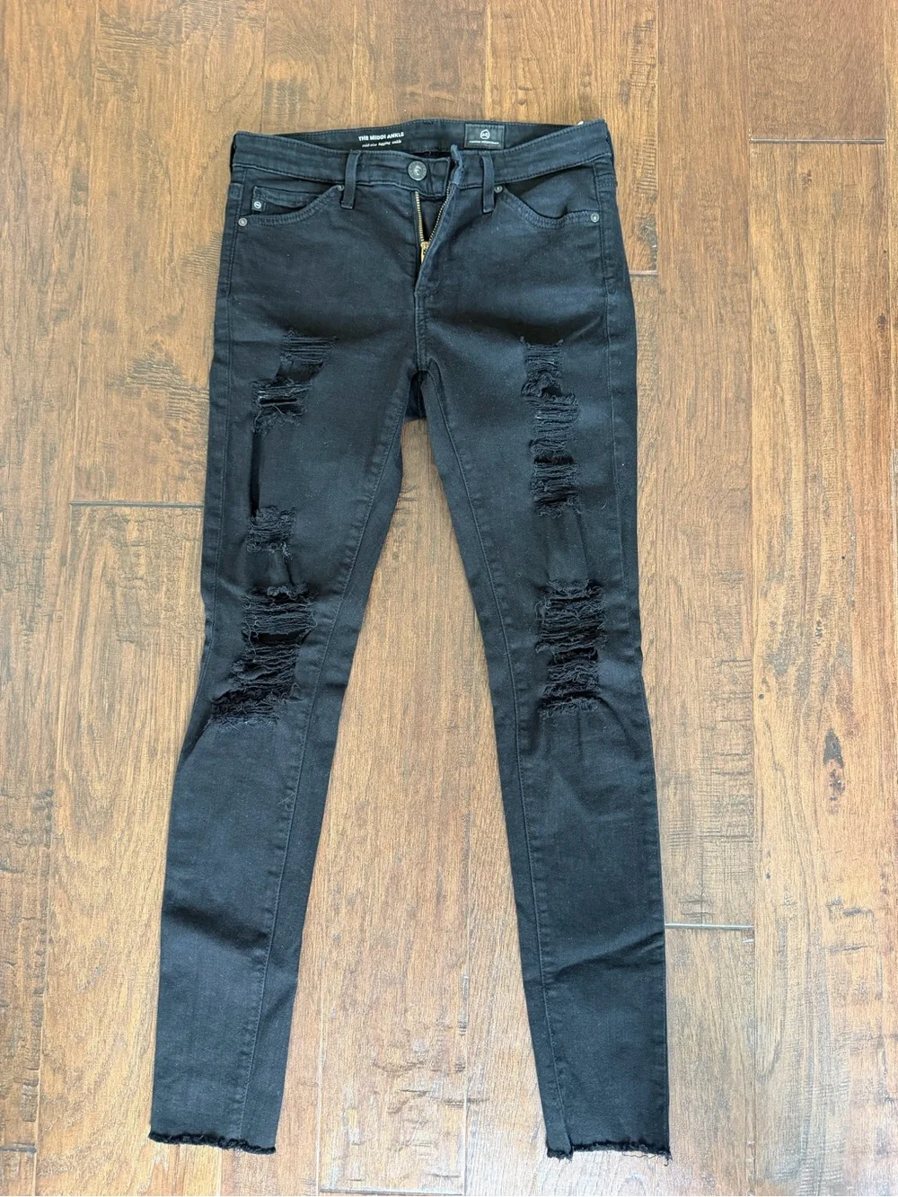 AG Adriano Goldschmied Black Skinny Jeans